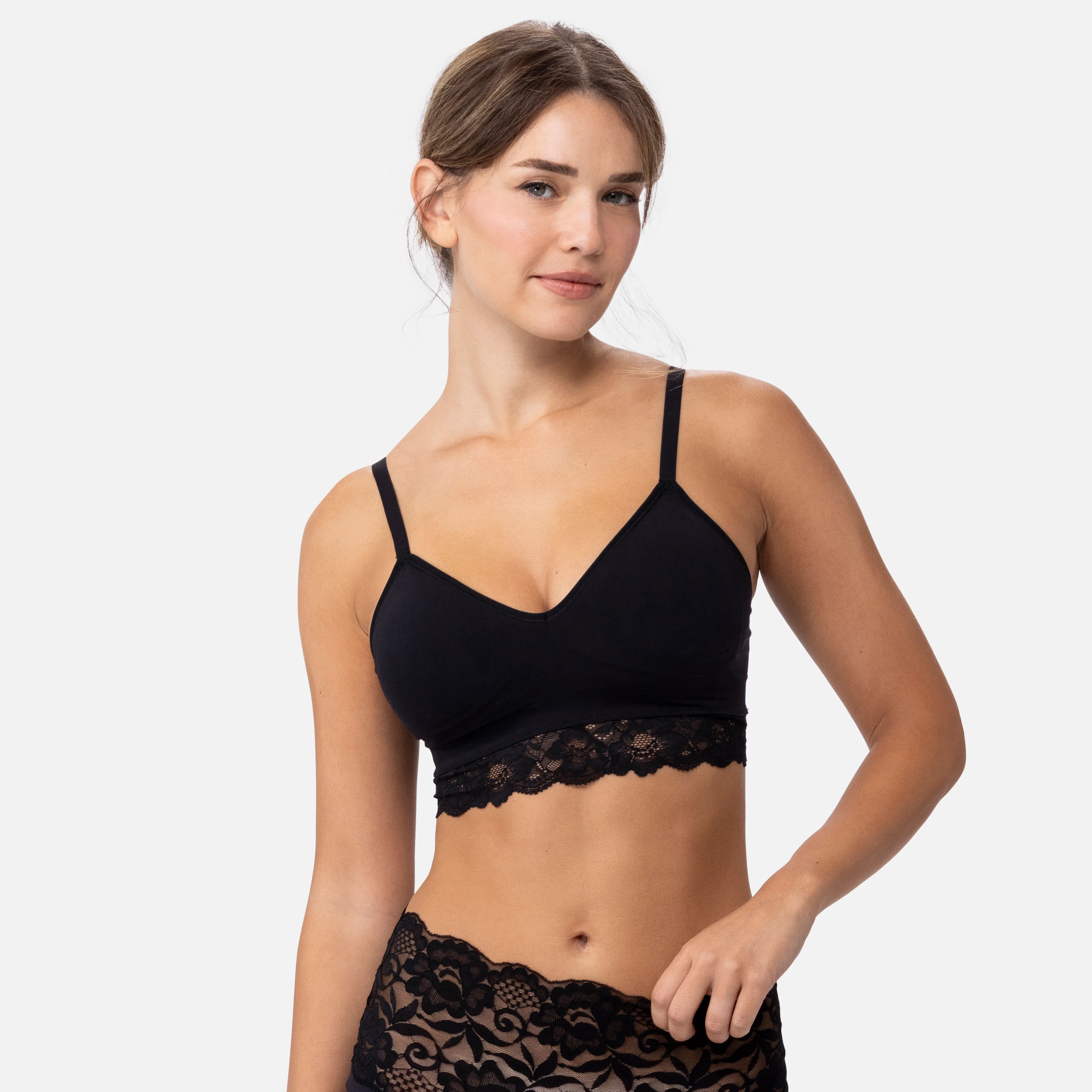 456 The Pullover Bralette +Lace - Image 2