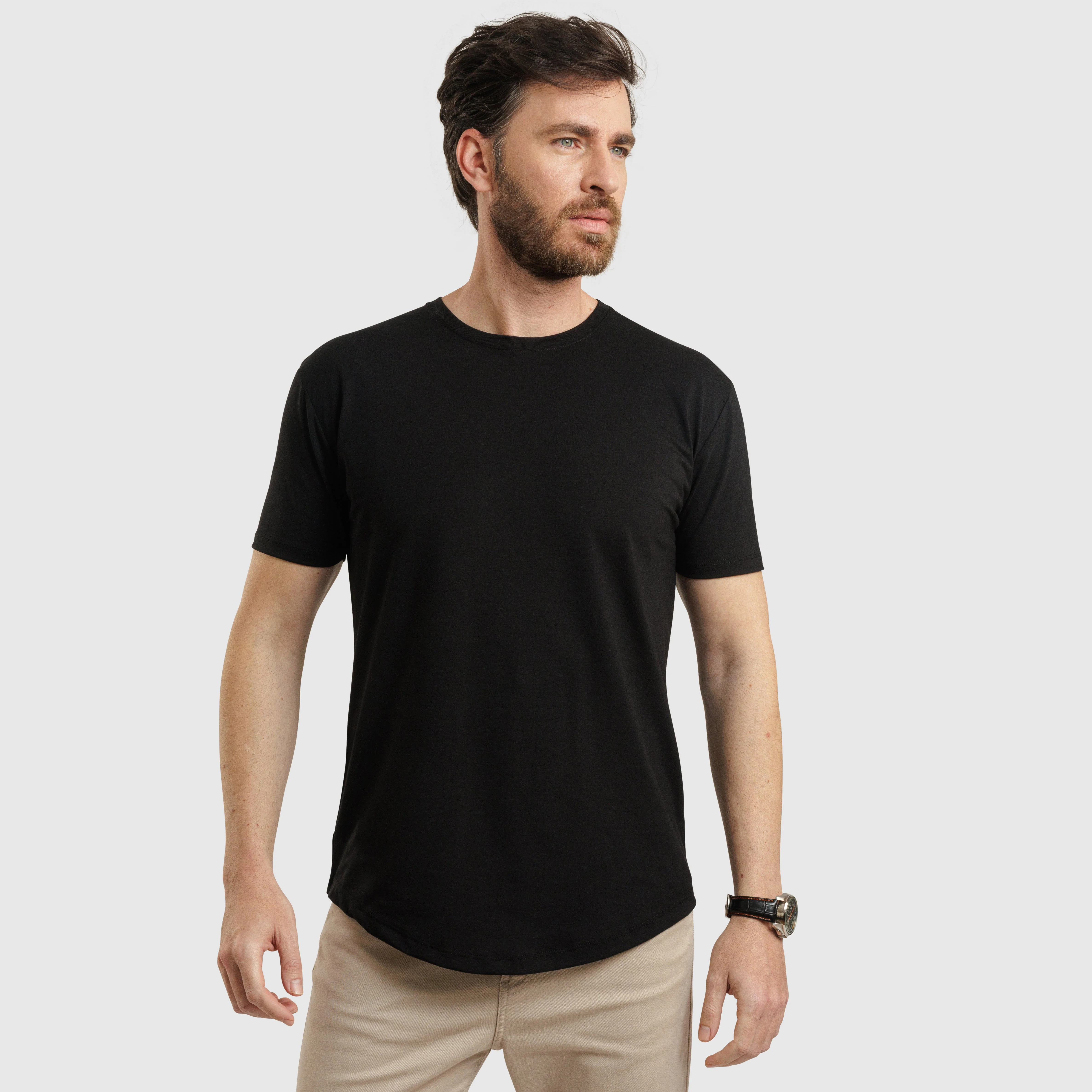 Version7B Crew Neck Curve Hem - Image 2