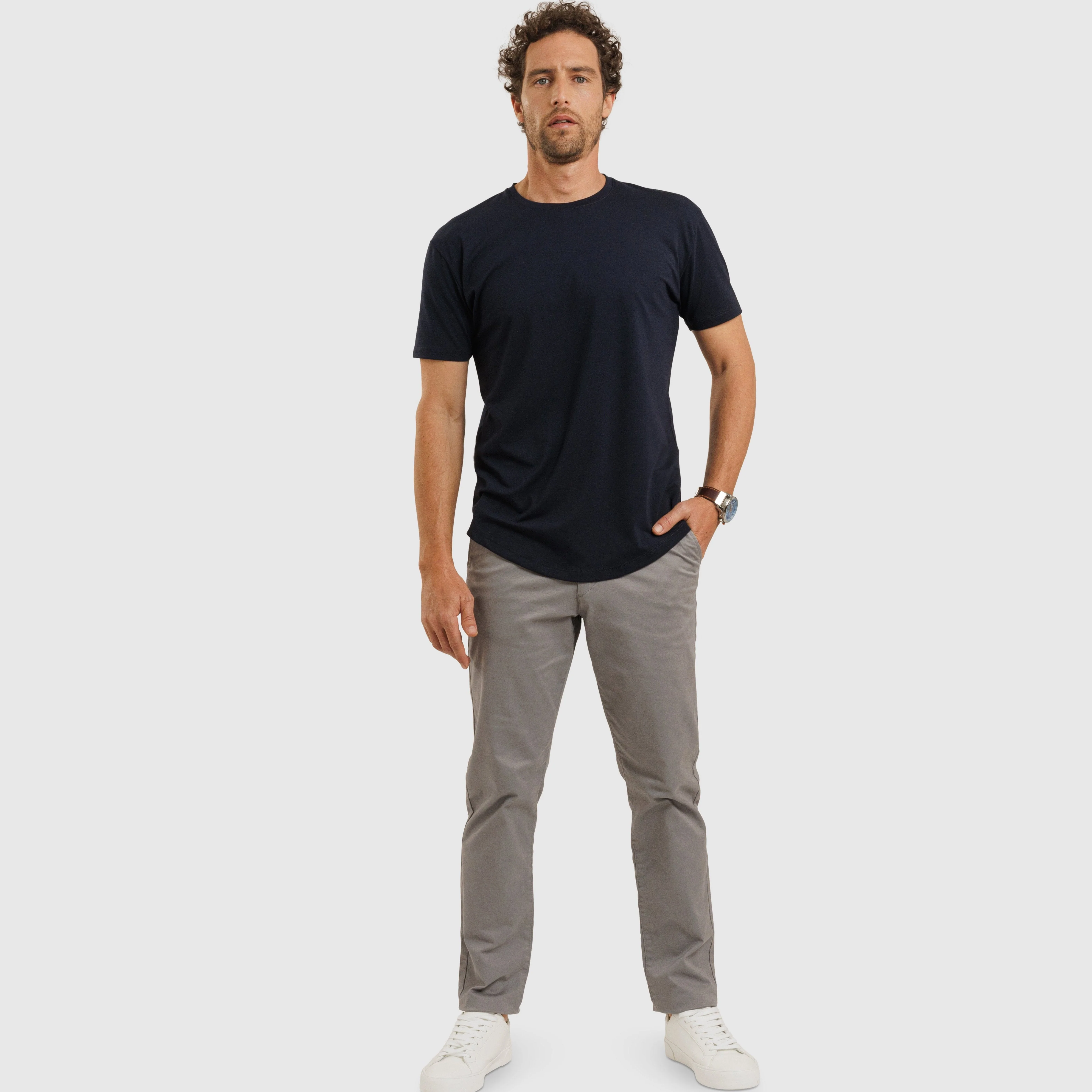 Version7B Crew Neck Curve Hem - Image 3