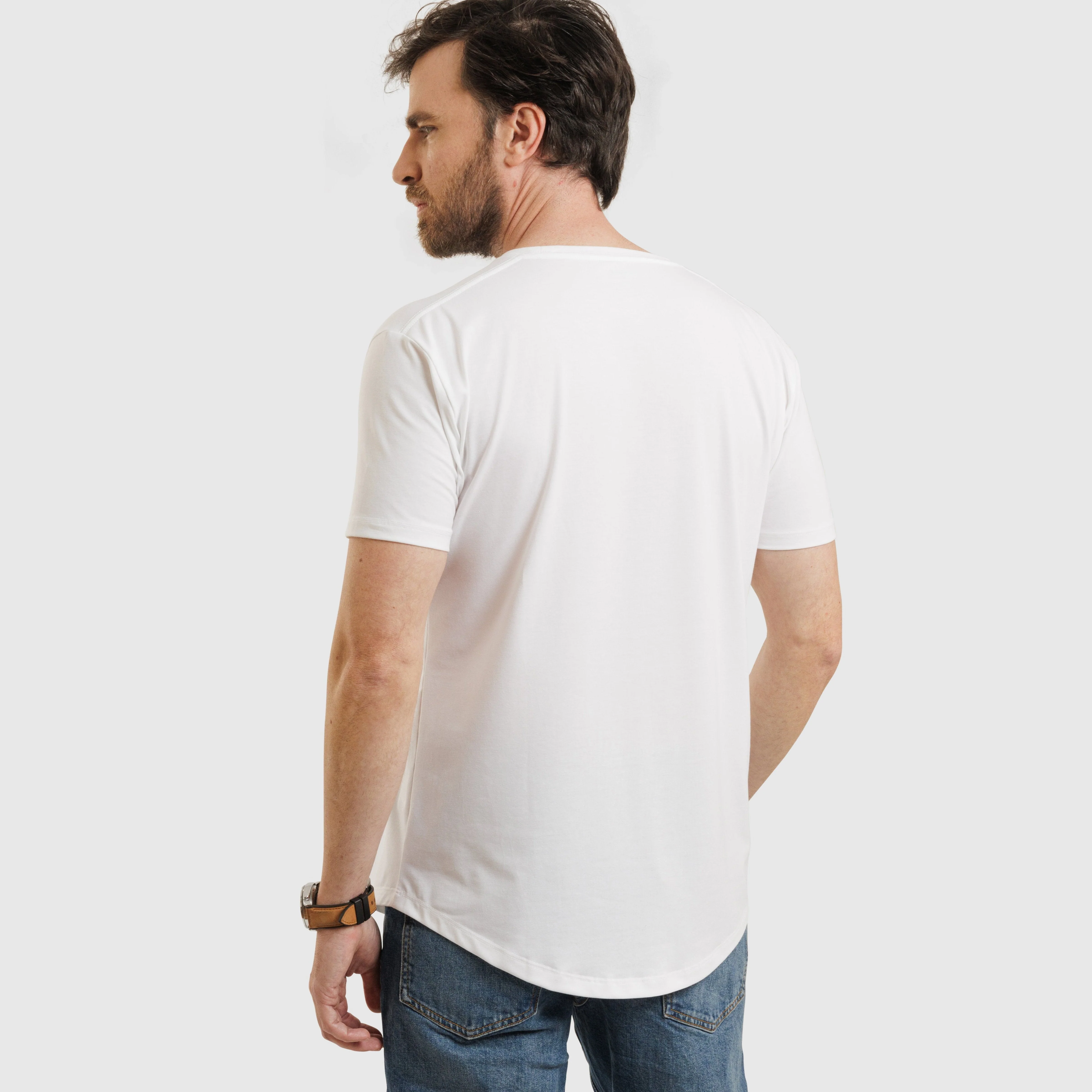 Version7B Crew Neck Curve Hem - Image 3