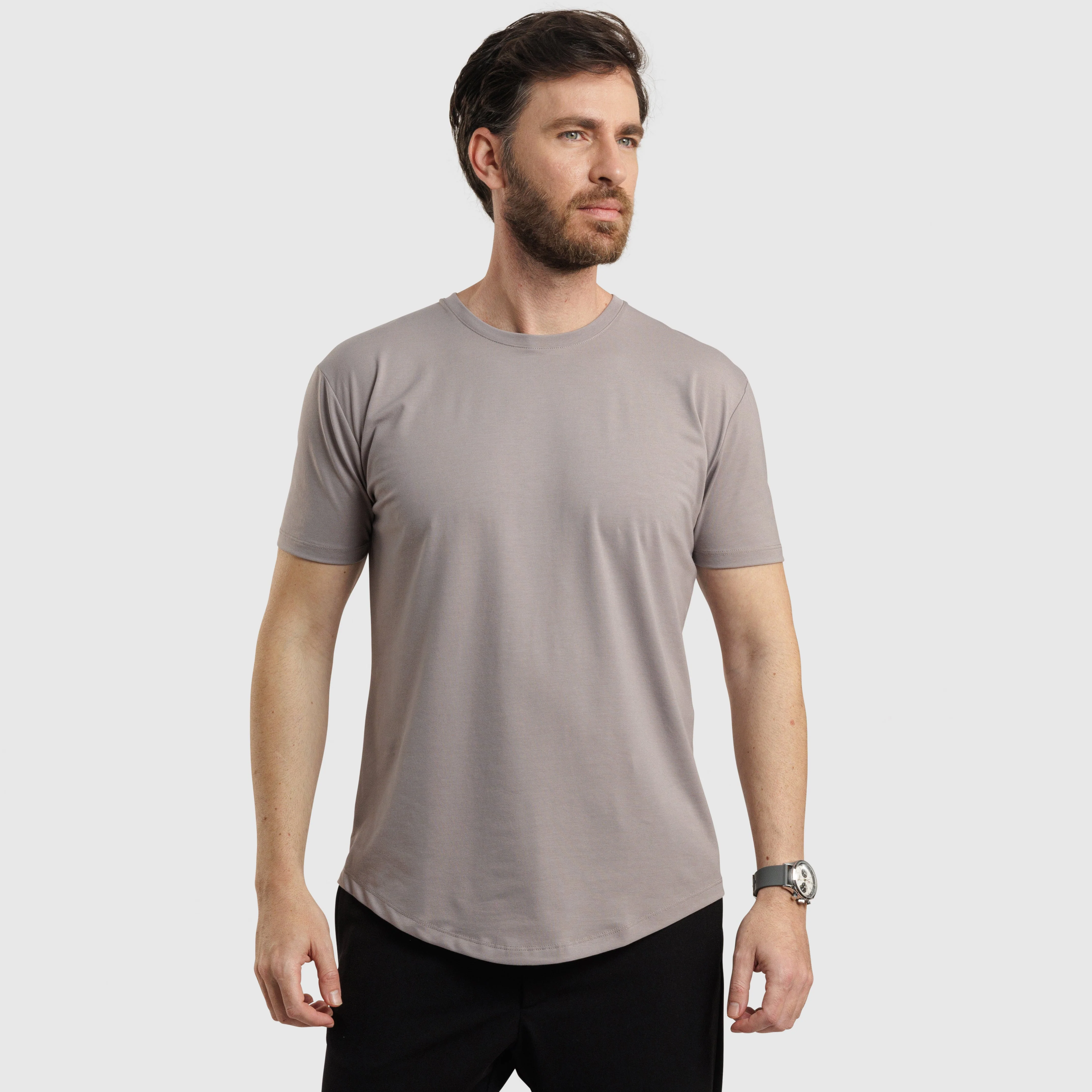 Version7B Crew Neck Curve Hem - Image 2