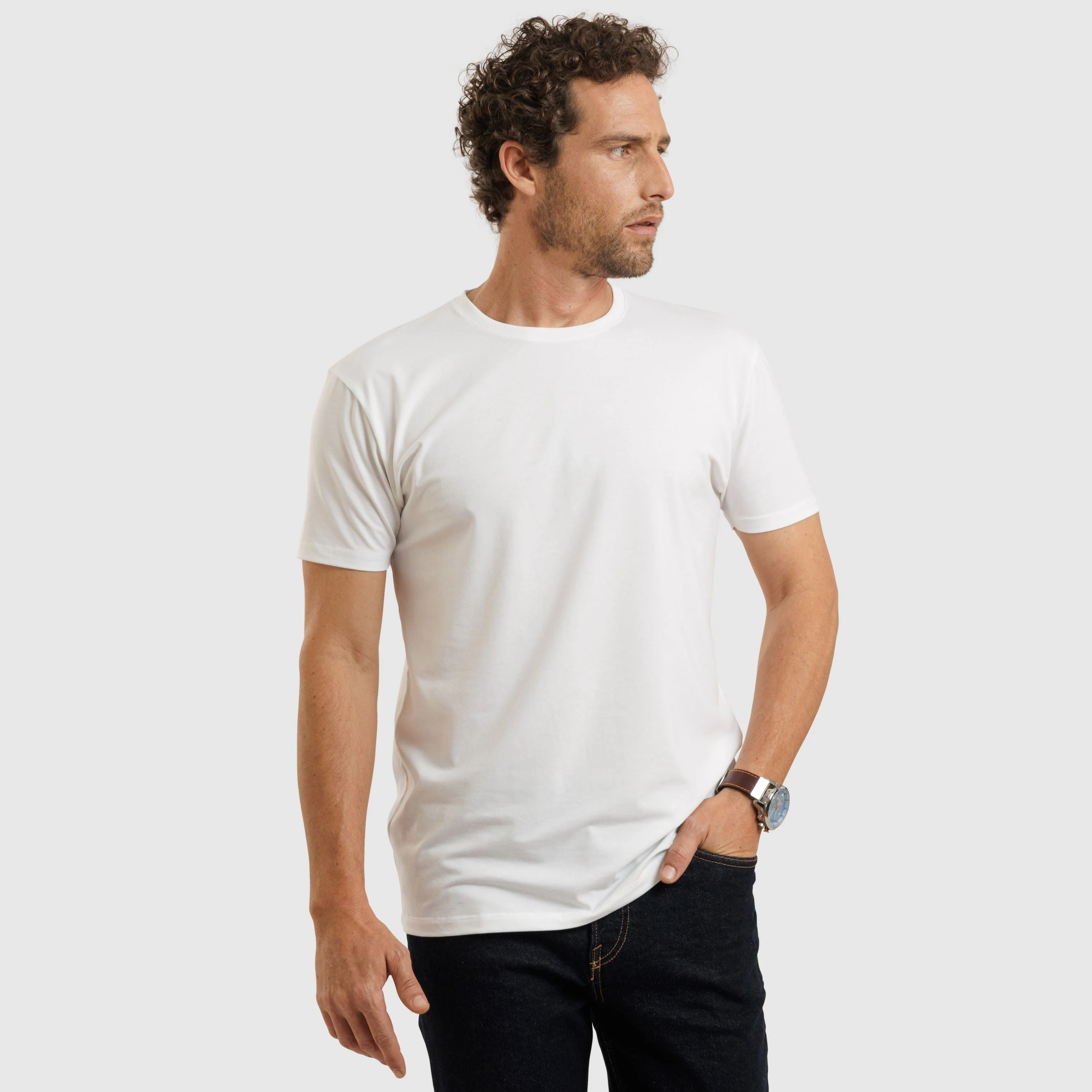 Version7B Crew Neck Straight Hem - Image 2